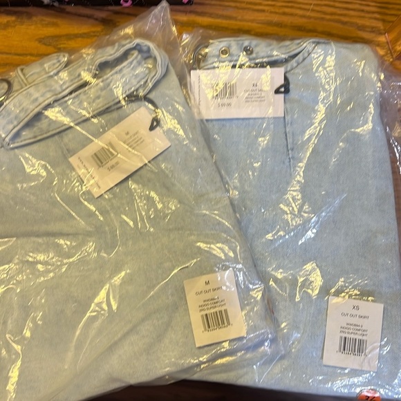 WeWoreWhat Blue Pencil Mini Skirt Night Out - Picture 5 of 9